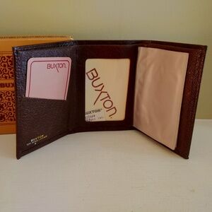 Buxton Trifold Top Grain Leather Wallet